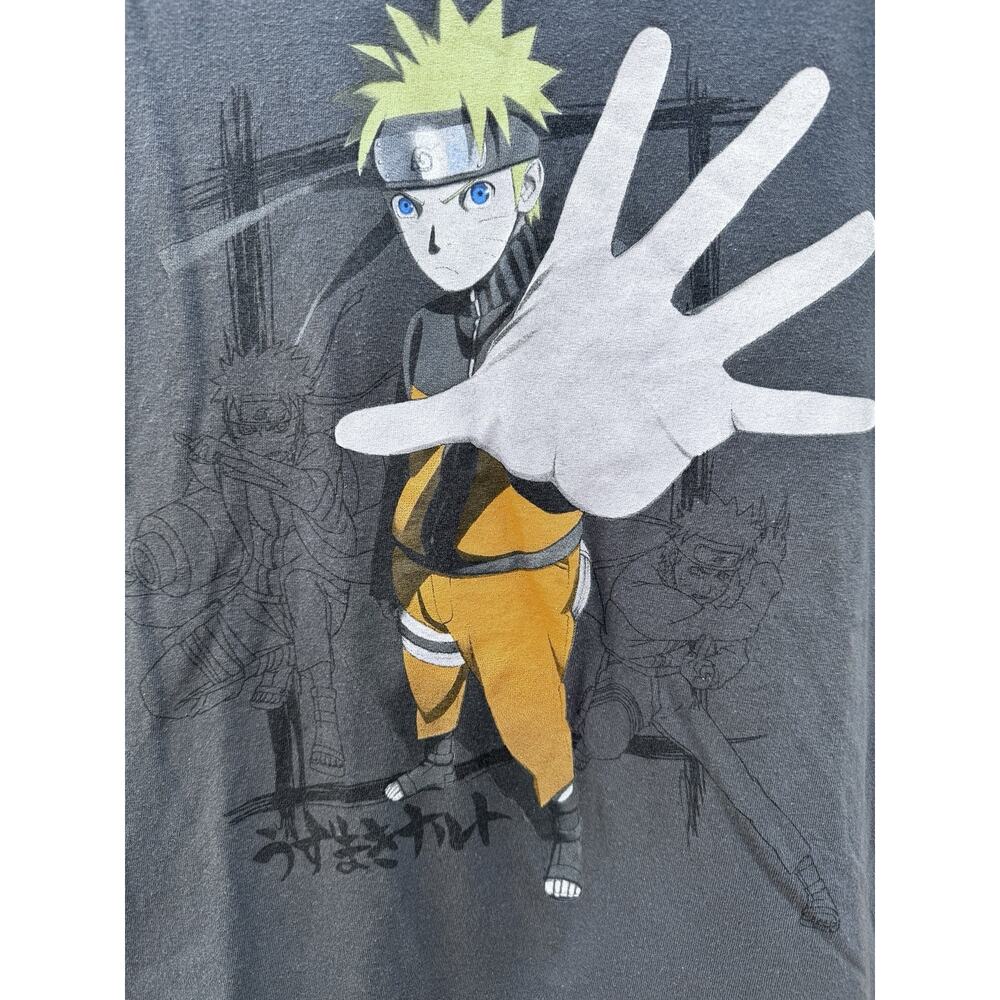 Naruto Uzumaki Shippuden Anime T-Shirt M Men’s Y2K Graphic Japanese Manga Tee